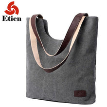 Women's handbags shoulder handbag high quality canvas shoulder bag for women lady bags handbags  famous brands big bag ladies