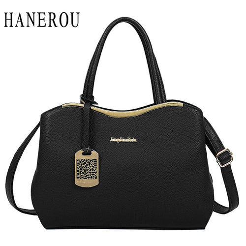 High Quality Pu Leather Handbag Women Bag 2017 New Fashion Tote Bag Designer Handbags Ladies Hand Bags Black Women Shoulder Bags