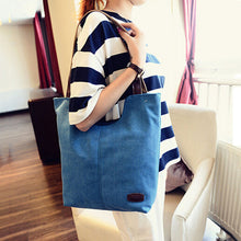Women's handbags shoulder handbag high quality canvas shoulder bag for women lady bags handbags  famous brands big bag ladies