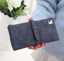 Susan' 2016 HOT Women Long Matte Leather Hasp Clutch Wallets Female Coin Purses Card Holder Ladies Handbag Monedero BAOK-7de1